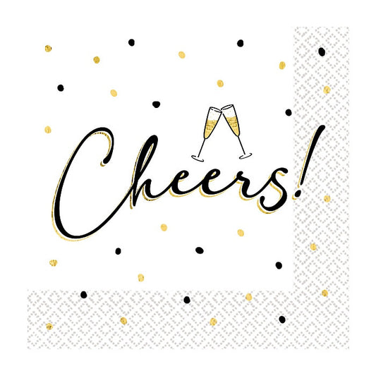 Salvešu komplekts "Celebrate Cheers" (16 gab.), 33x33 cm