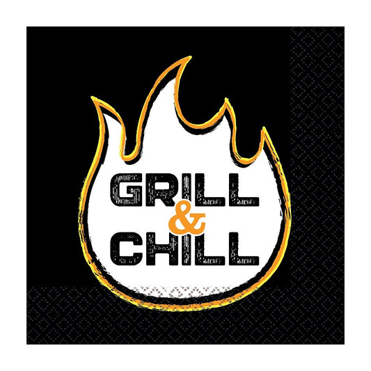 Salvetes "Food Grill & Chill" 16 gab. 33x33 cm