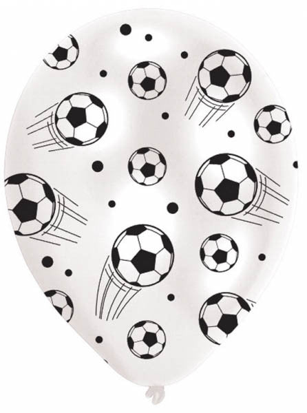 Futbola bumbas baloni 6 gab. 11 collas (27,5 cm)