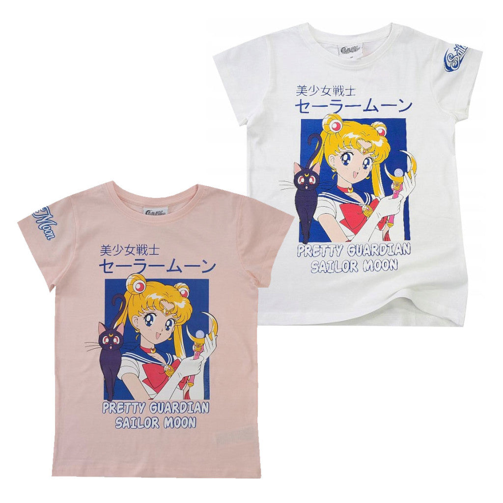 Sailor Moon Guardian bērnu īsais T-krekls, augšdaļa 134-164 cm
