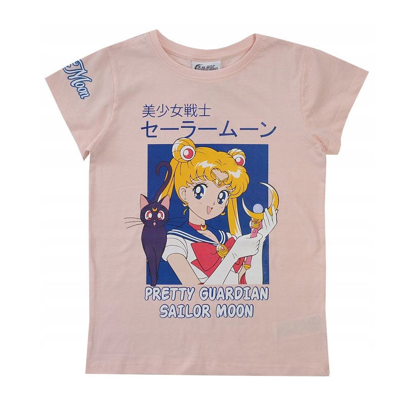 Sailor Moon Guardian bērnu īsais T-krekls, augšdaļa 134-164 cm