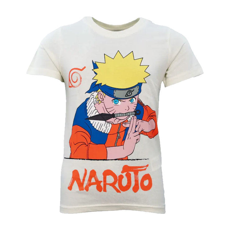 Naruto Jutsu bērnu īsais krekls, topiņš 104-152 cm