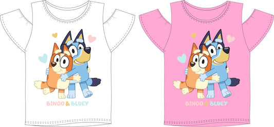 Bluey Hug bērnu īsais T-krekls, topiņš 92-116 cm