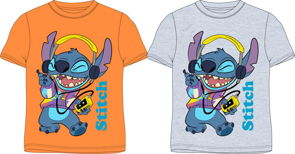 Disney Lilo un Stitch bērnu īsais T-krekls, topiņš 98-128 cm
