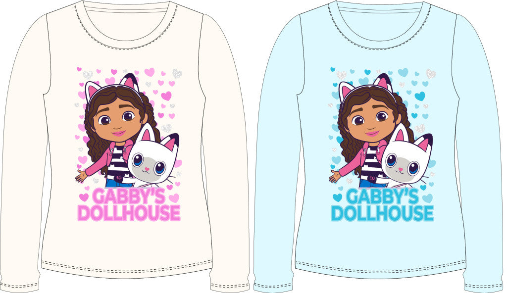 Gabby's Dollhouse Heart bērnu garais krekls, topiņš 104-134 cm