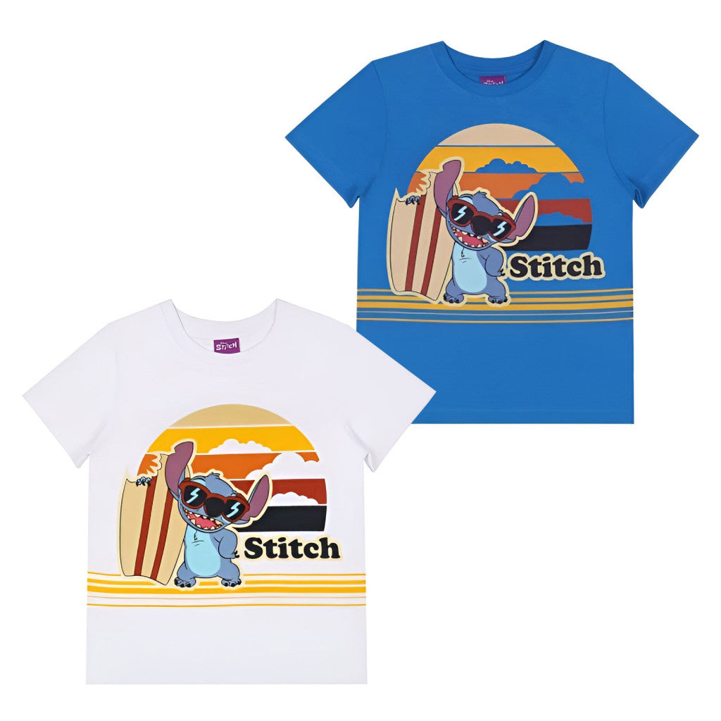 Disney Lilo un Stitch bērnu īsais krekls, topiņš 98-128 cm