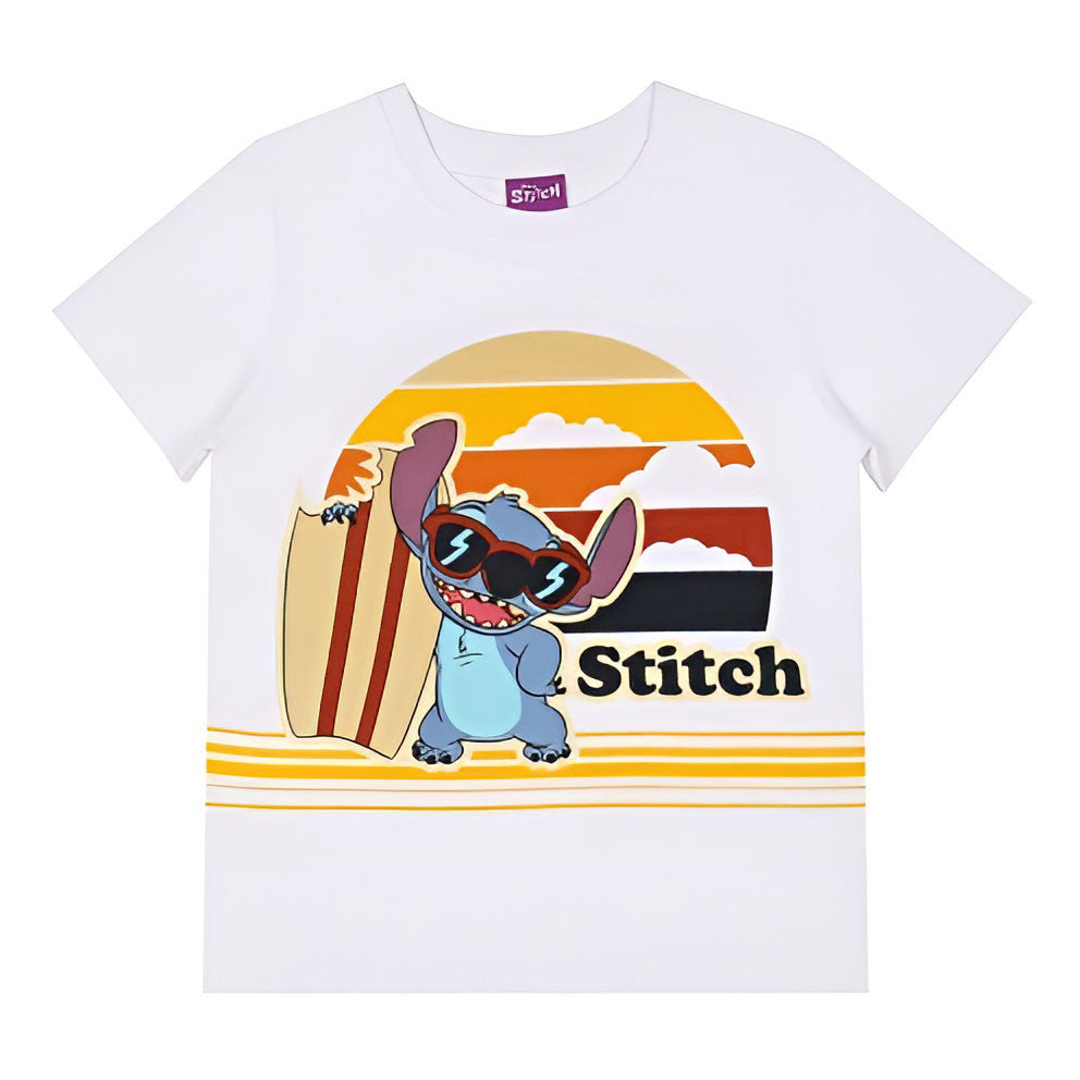 Disney Lilo un Stitch bērnu īsais krekls, topiņš 98-128 cm