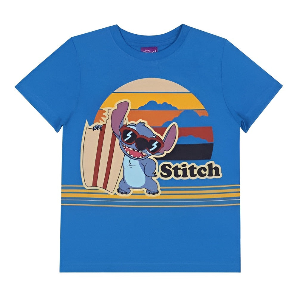 Disney Lilo un Stitch bērnu īsais krekls, topiņš 98-128 cm