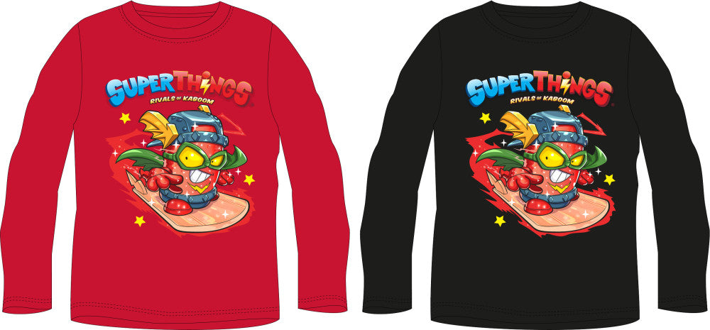 SuperZings Rivals bērnu krekls ar garām piedurknēm, 3-8 gadi / 98-128 cm