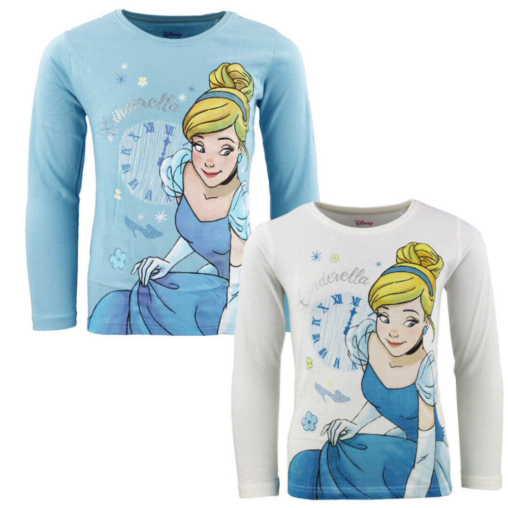 Disney Princess Cinderella bērnu garais krekls, topiņš 98-128 cm