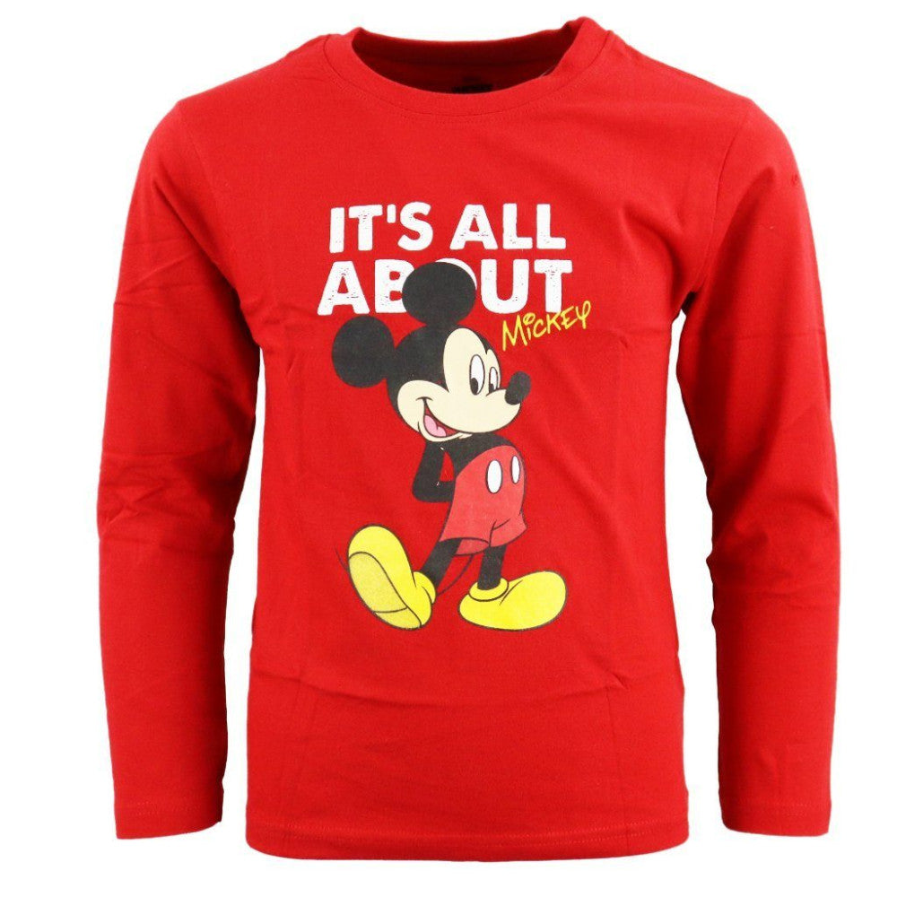 Disney Mickey All About bērnu krekls ar garām piedurknēm 98-128 cm