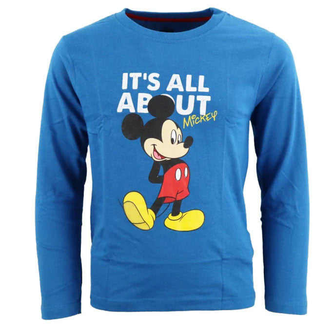 Disney Mickey All About bērnu krekls ar garām piedurknēm 98-128 cm
