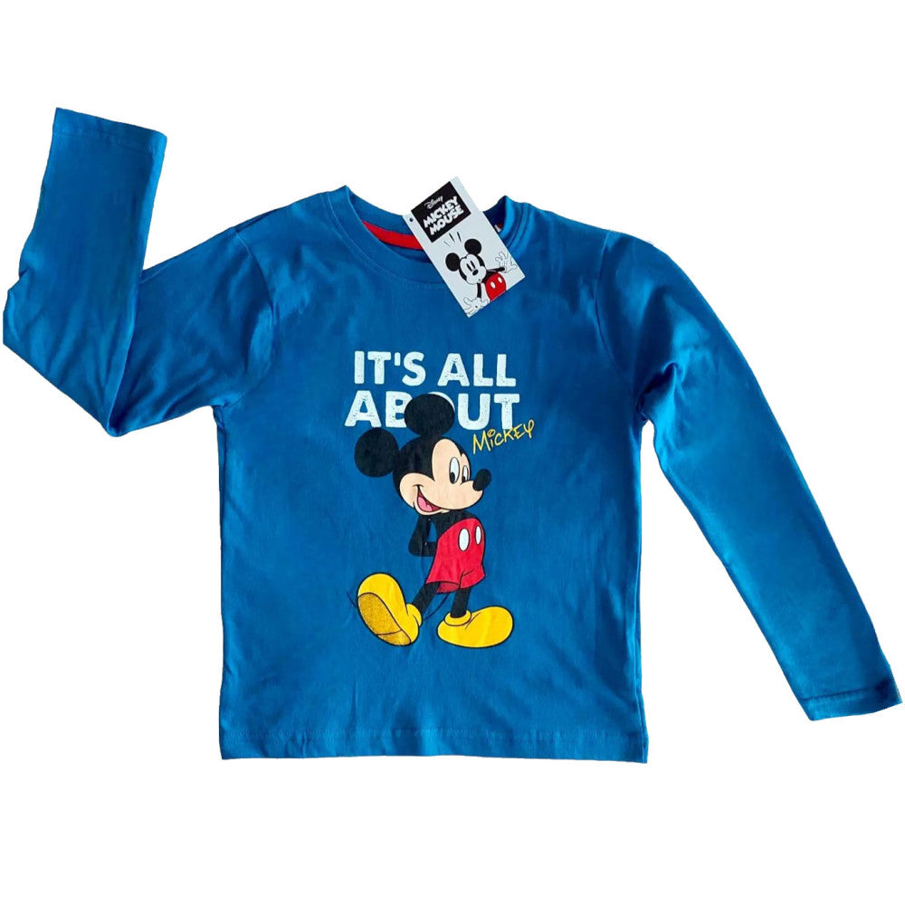 Disney Mickey All About bērnu krekls ar garām piedurknēm 98-128 cm