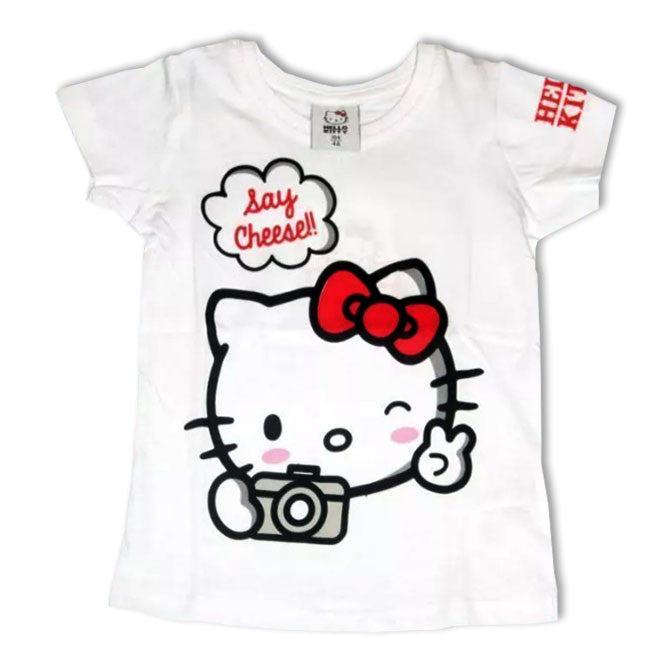 Hello Kitty Photo bērnu īsais T-krekls, topiņš 104-134 cm