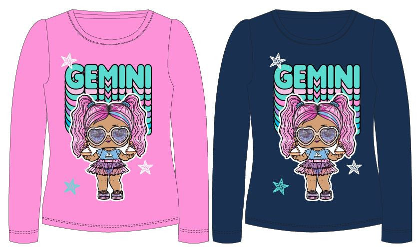 LOL Surprise Gemini bērnu krekls ar garām piedurknēm 98-128 cm