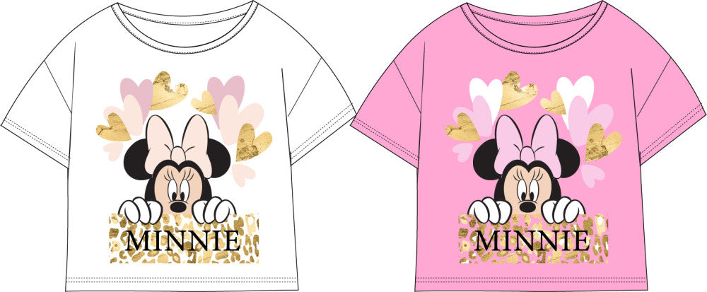 Disney Minnie bērnu īsais krekliņš, topiņš 104-134 cm
