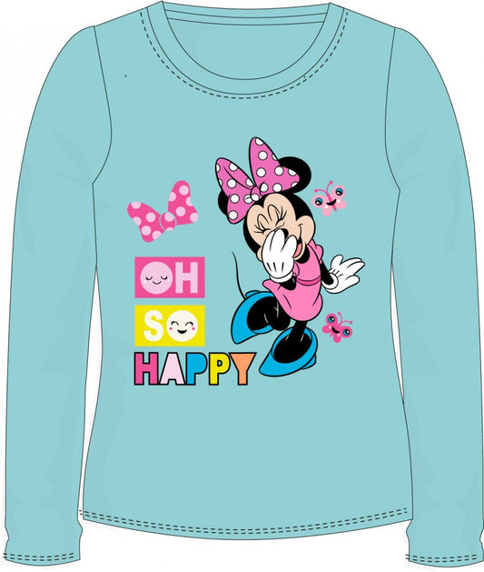 Disney Minnie bērnu krekls ar garām piedurknēm 104-134 cm