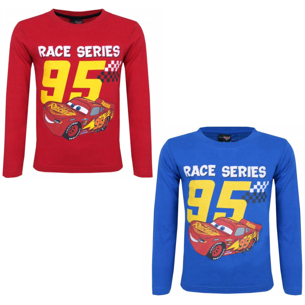 Disney Cars sērijas bērnu krekls ar garām piedurknēm, topiņš 98-128 cm