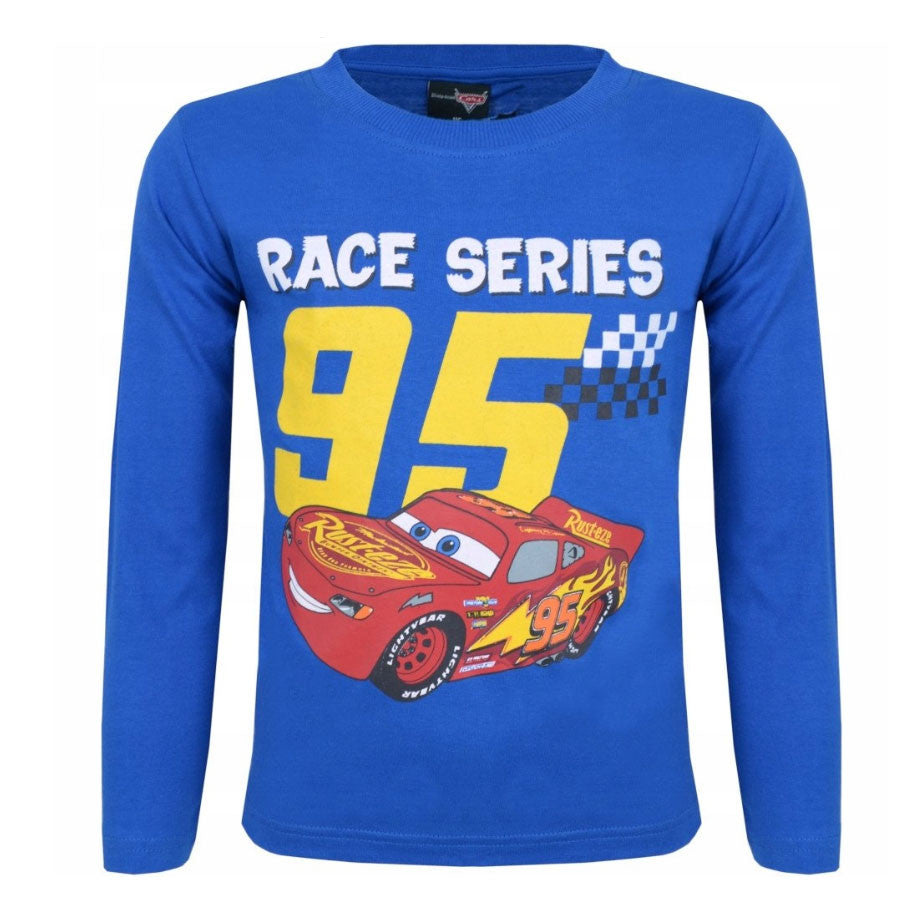 Disney Cars sērijas bērnu krekls ar garām piedurknēm, topiņš 98-128 cm