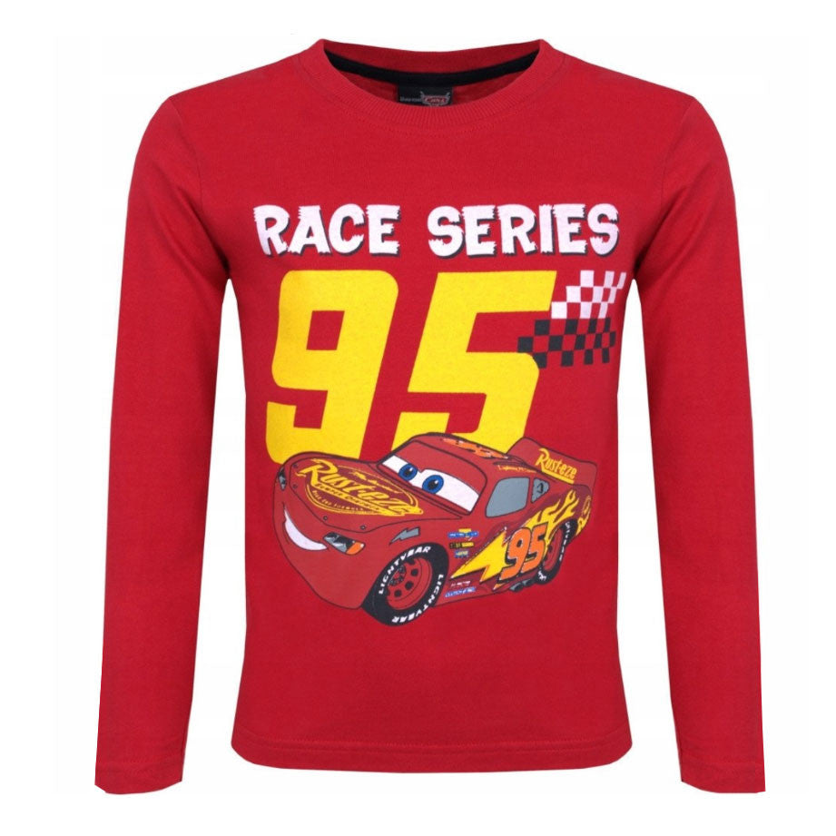 Disney Cars sērijas bērnu krekls ar garām piedurknēm, topiņš 98-128 cm