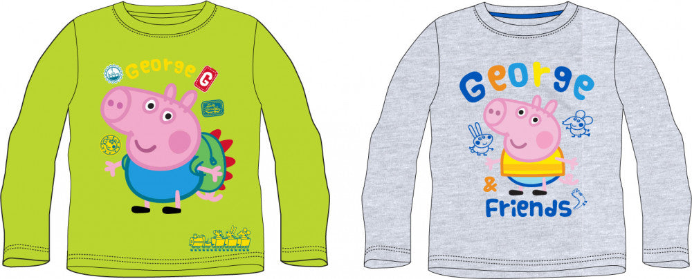Peppa Pig George bērnu garais krekls, topiņš 92-116 cm