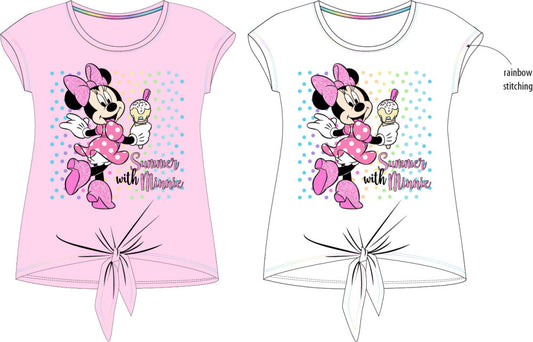 Disney Minnie Summer bērnu īsroku krekls, topiņš 104-134 cm