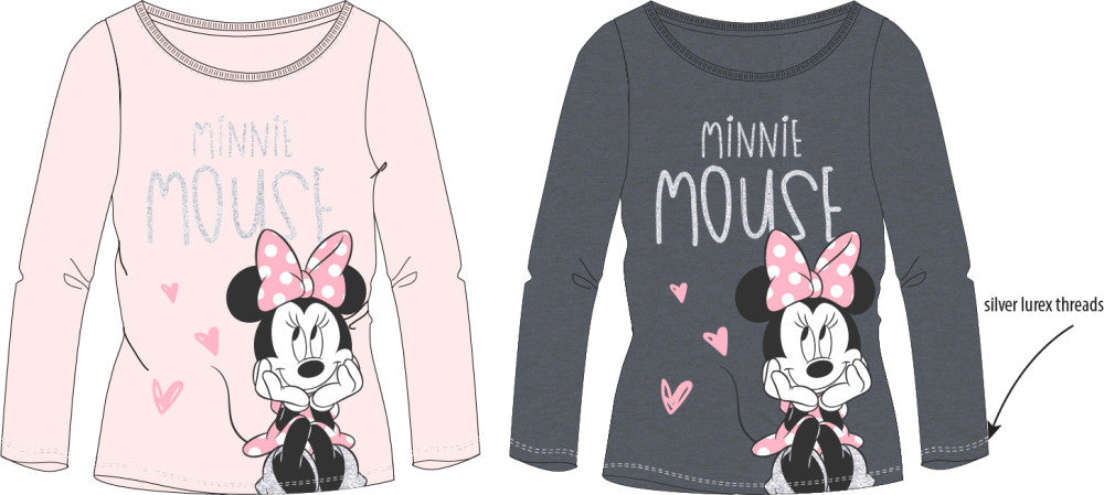 Disney Minnie bērnu garais krekls, topiņš 104-134 cm