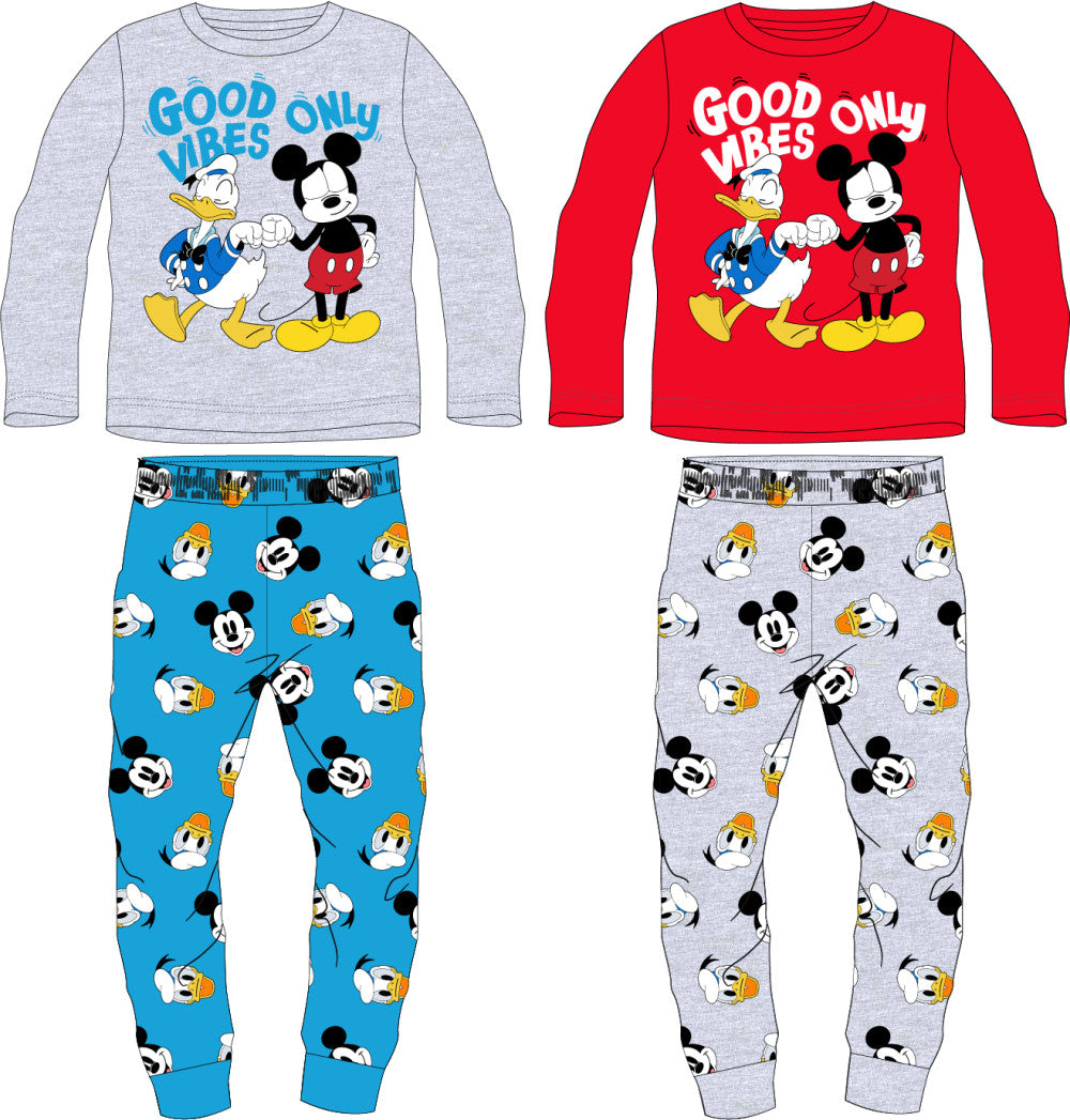 Disney Mickey Donald bērnu garā pidžama 98-128 cm