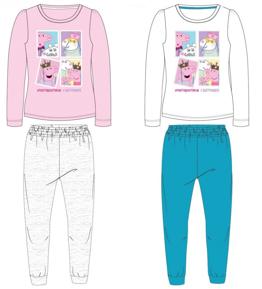 Peppa Pig bērnu garā pidžama 92-116 cm