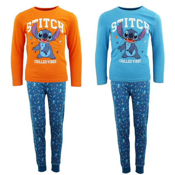 Disney Lilo un Stitch Chilled Vibes bērnu garā pidžama 104-134 cm