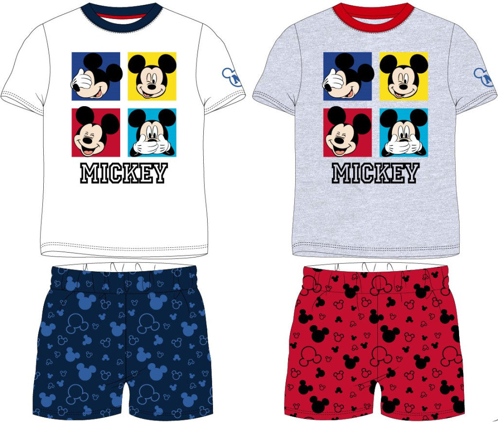 Disney Mickey bērnu īsā pidžama 98-128 cm