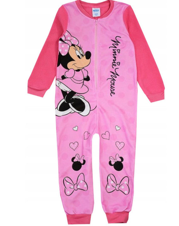 Disney Minnie bērnu garā pidžama, kombinezons 2-8 gadi