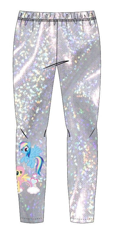 My Little Pony Fluttershy hologrāfiskas bērnu legingi 104-134 cm