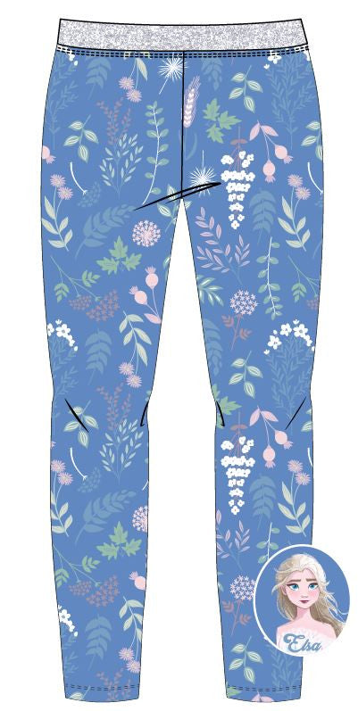 Disney Frozen Flowers bērnu legingi 104-134 cm