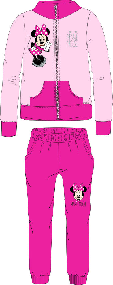 Disney Minnie Pink bērnu treniņtērps, skriešanas komplekts 92-128 cm