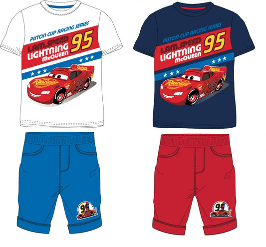 Disney Cars divu daļu īsais komplekts 98-128 cm
