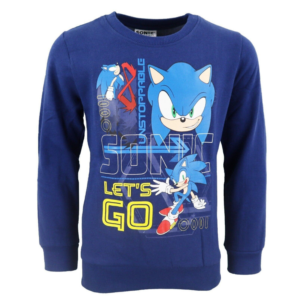 Sonic the Hedgehog Go Sonic the Hedgehog bērnu džemperis 104-152 cm