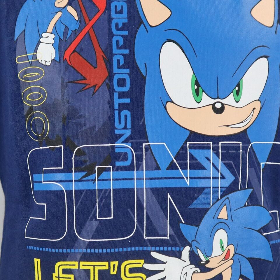 Sonic the Hedgehog Go Sonic the Hedgehog bērnu džemperis 104-152 cm