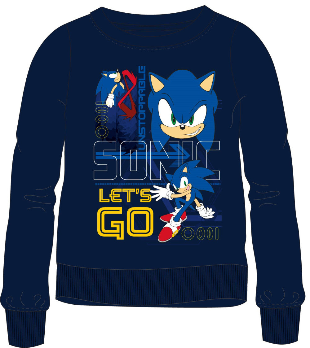 Sonic the Hedgehog Go Sonic the Hedgehog bērnu džemperis 104-152 cm
