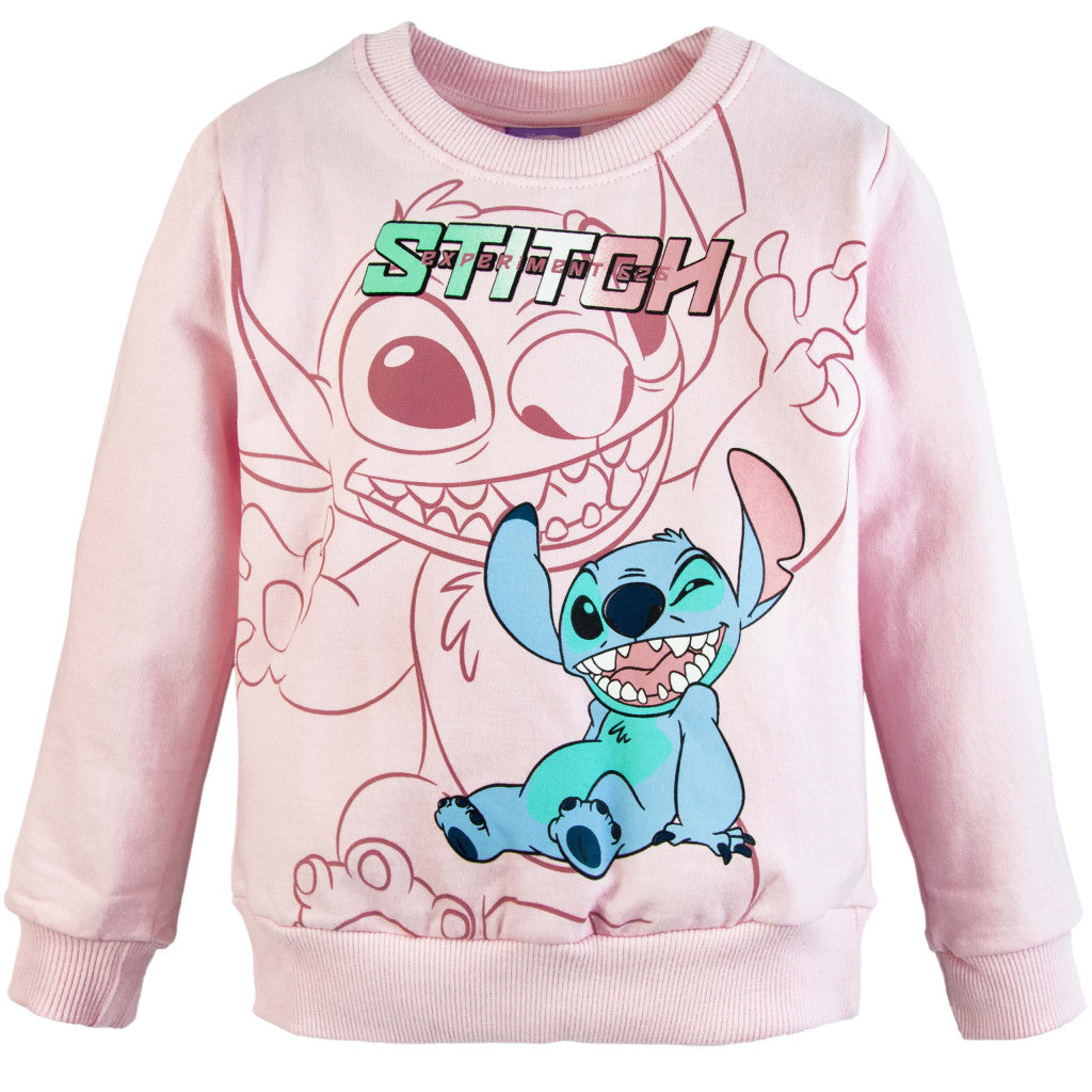 Disney Lilo un Stitch rozā bērnu džemperis 104-152 cm