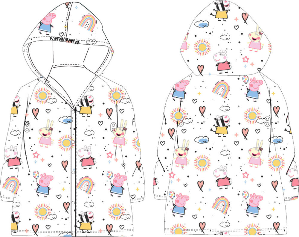 Peppa Pig lietusmētelis 98-128 cm