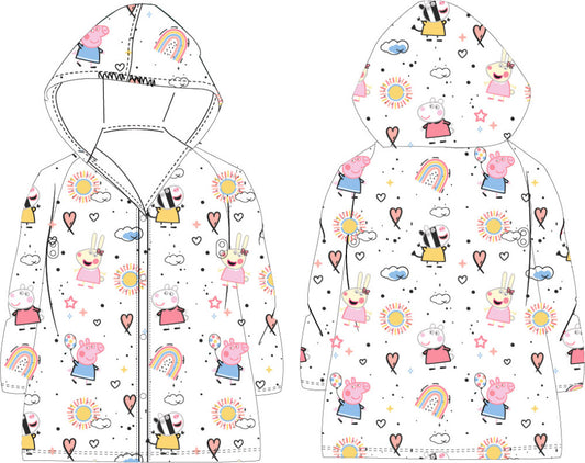Peppa Pig lietusmētelis 98-128 cm
