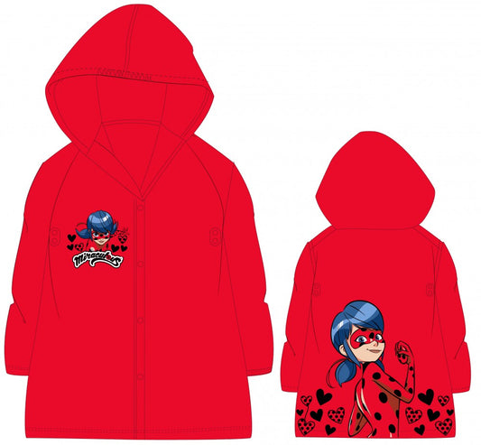 Miraculous Ladybug lietusmētelis 116-134 cm