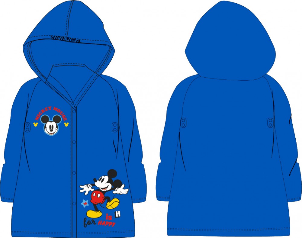 Disney Mikija lietusmētelis 98-128 cm