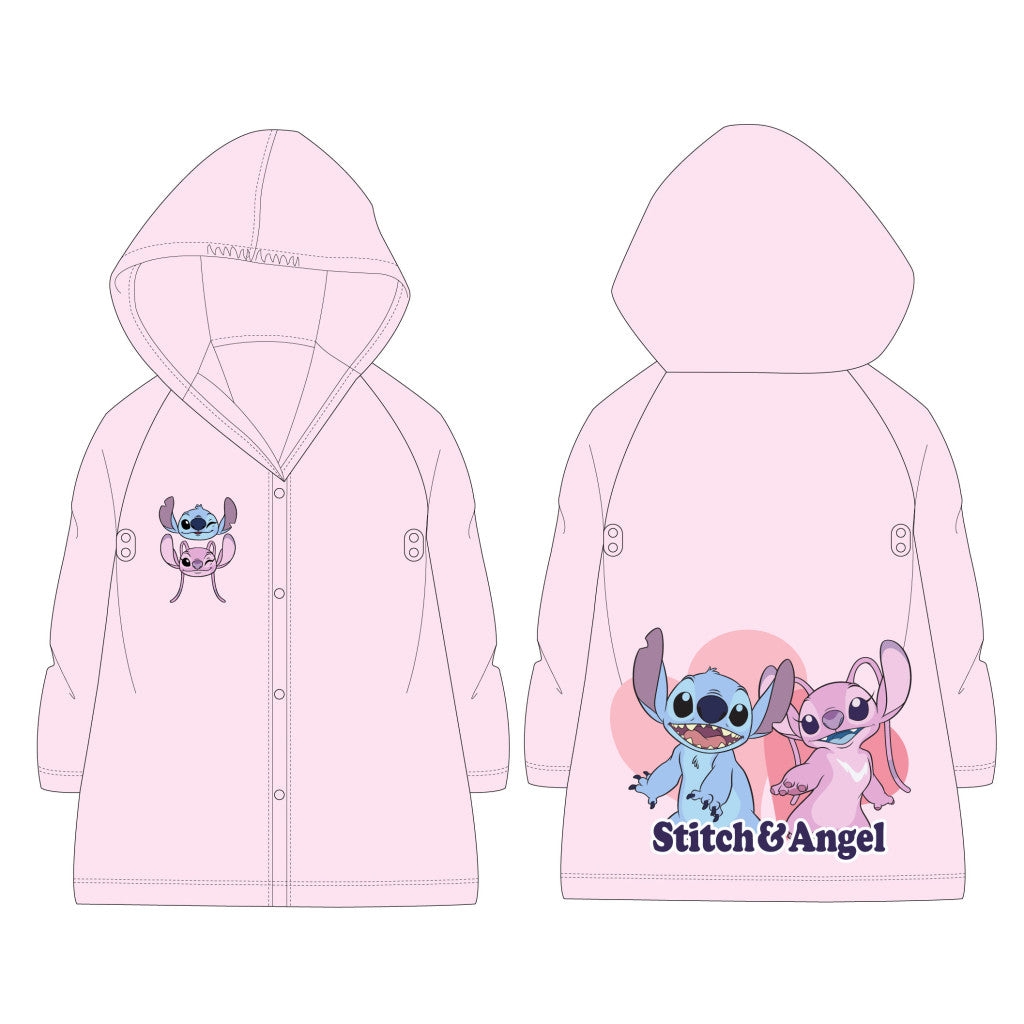 Disney Lilo un Stitch eņģeļa lietusmētelis 98-128 cm