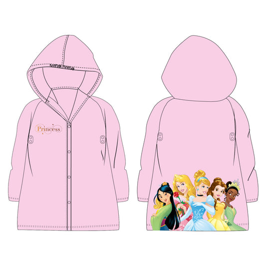 Disney Princess rozā lietusmētelis 98-128 cm