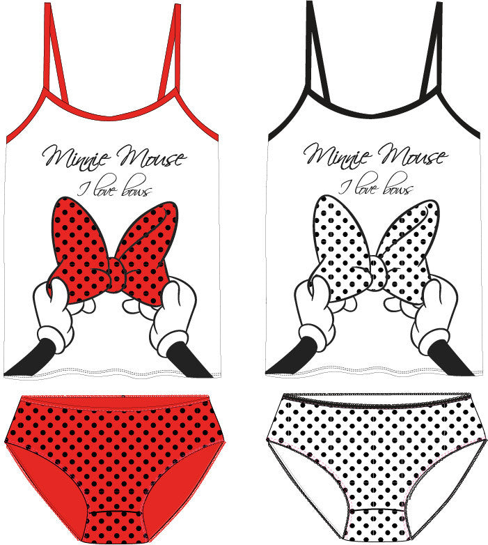 Disney Minnie krekliņš bez piedurknēm + biksīšu komplekts 110-140 cm