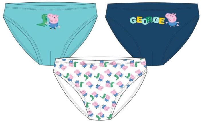 Peppa Pig bērnu apakšbiksītes, apakšdaļa, 3 gab./iepakojumā 92-110 cm