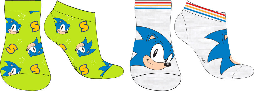 Sonic the Hedgehog Sonic the Hedgehog bērnu zeķītes līdz potītēm 23-34