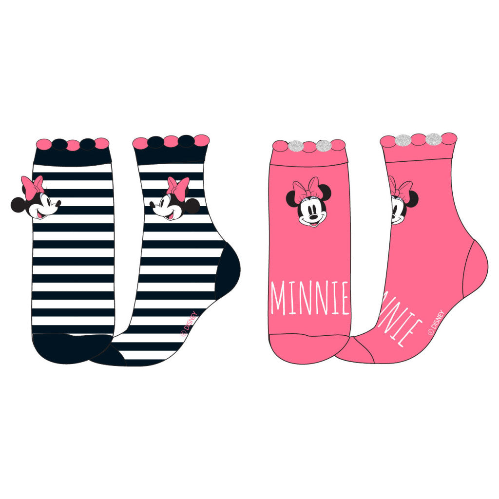 Disney Minnijas galvas bērnu zeķītes 23-34